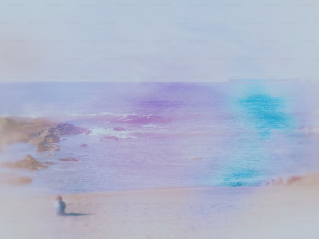 韩国东海岸海上全景_